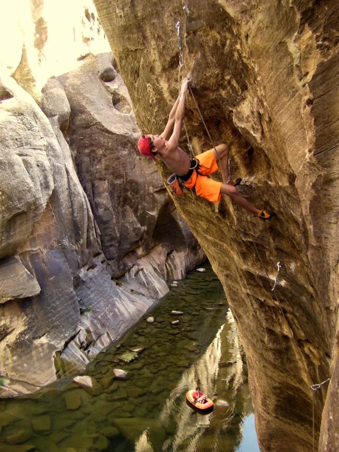 Harry Edwards on his Perfection Project, Clear Creek, AZ.  Photo Rob Edwards